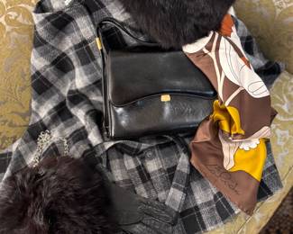 Just in time for fall fun! Vintage fur hats, leather bags, gloves, scarves. From the 1940s-1980’s. Come create your signature look! 