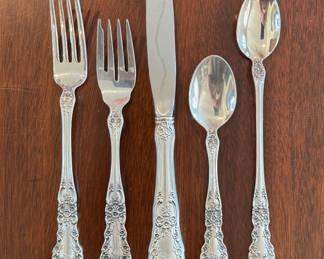 Gorham Sterling Silver, ‘Buttercup’, service for six, 36 pieces. 