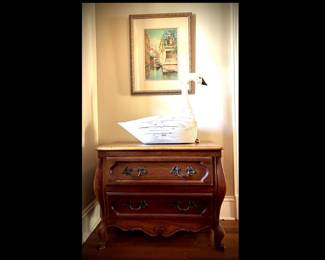 Vintage BAKER Louis XV Style Cherry Bombe Chest
