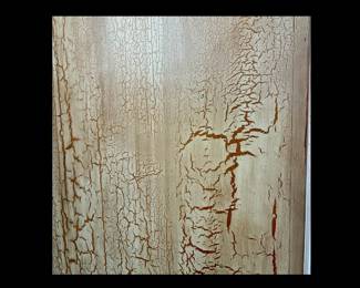 Detail of paint/glaze combination