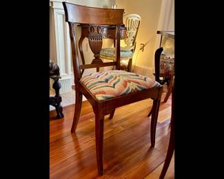 Andre Mailfert, French, 1884-1943, set of four early/mid 20th century finely carved chairs