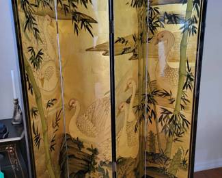 4 Panel Oriental screen