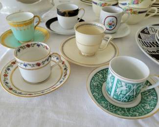 Demitasse cup & saucer sets