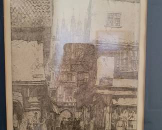 Etching?/print? signed