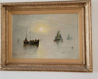 Restored oil on canvas