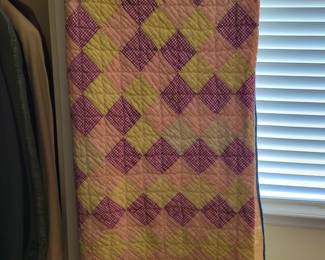 Hand made quilt, 75+ years old