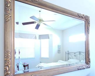 Large wall mirror