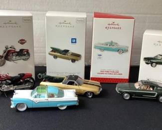 Hallmark car ornaments