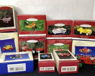 Hallmark car ornaments
