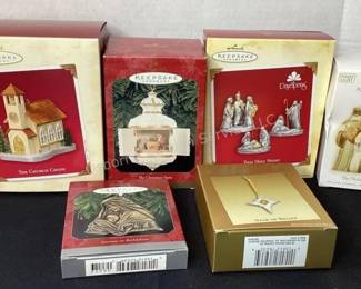 Hallmark religious ornaments