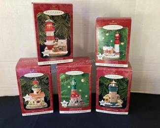 Hallmark lighthouse ornaments