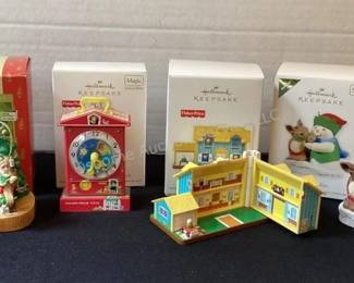 Hallmark Fisher-Price ornaments & more