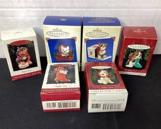 Hallmark Puppy Love ornaments