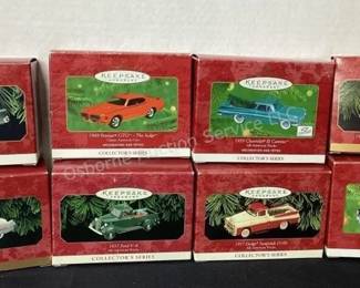 Hallmark car ornaments