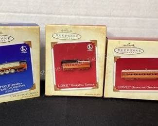 Hallmark Lionel ornaments