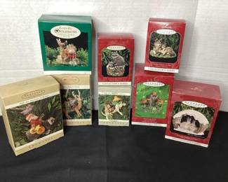 Hallmark woodland theme ornaments