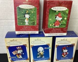 Hallmark Snoopy Peanuts ornaments
