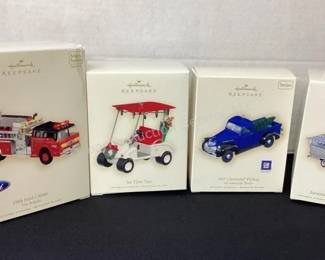 Hallmark vehicle ornaments