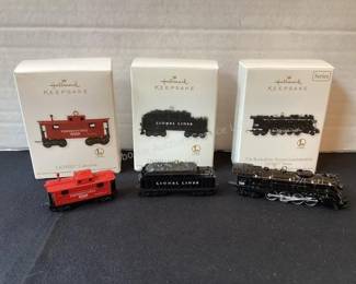 Hallmark Lionel ornaments
