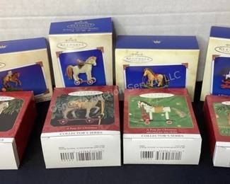 Hallmark horse pony ornaments