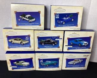 Hallmark car ornaments