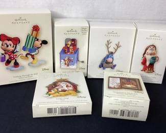 Hallmark Disney ornaments