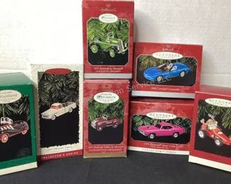 Hallmark car ornaments