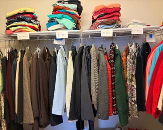 Size 14, 16, 18, & 20 designer women’s suits & blazers