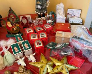 Collectible Santas, Angels, & Glass Icicles