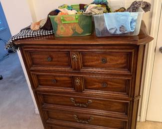Tall Chester drawers & scarves both decorative and functional