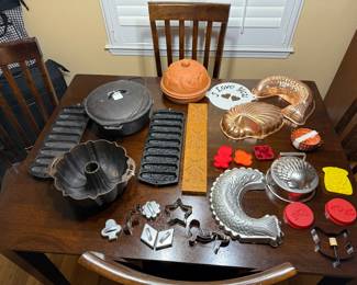 Copper Molds, Cookie Cutters, Cast Iron, Tortilla Warmer