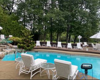 Overview of outdoor furniture 