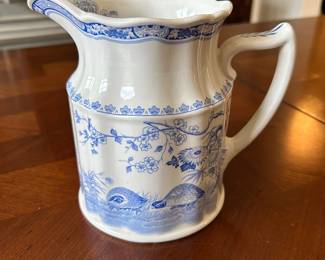 Furnivals Blue Quail, 1913, Milk serving pitcher, 24 oz ~