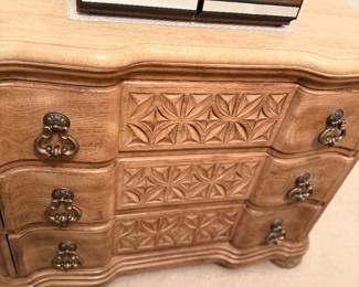 Bernhardt stone top small chest