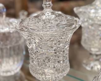 Crystal covered dish