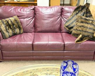 Faux fur blanket and pillows
