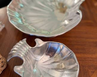 silver tone heavy dishes