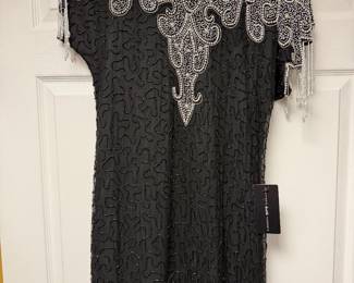 Vintage beaded dress with tags