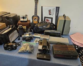 Many of the cameras & accessories are for repair