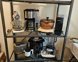 Metal Folding Shelf not for sale (Property of Seasons)