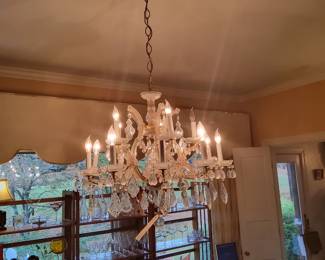 Vintage Maria Theresa Italian Chandelier