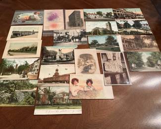 Vintage postcards c 1900’s Baltimore, MD, “Brandon” on the James River, NJ, etc.