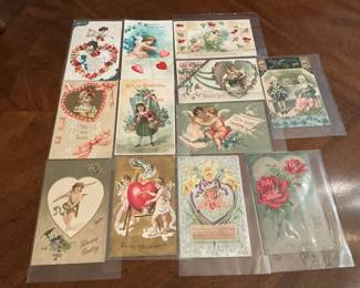 Vintage postcards c 1900’s Valentines