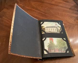 Vintage postcard album with postcards c 1900’s