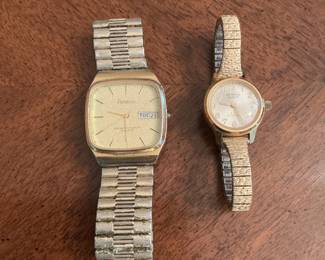 Armitron man’s watch & Benrus lady’s watch