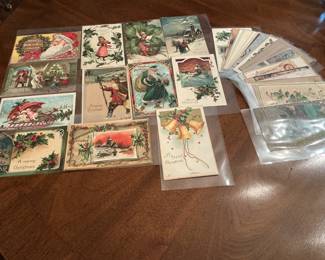 Vintage postcards c 1900’s Christmas