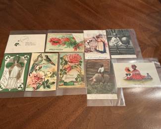 Vintage postcards c 1900’s, birthday, St. Patrick’s Day, Black Americana