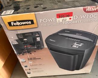 Fellowes Powershred paper shredder, new in box