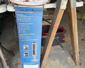 Expanding foam, caulk and folding sawhorse