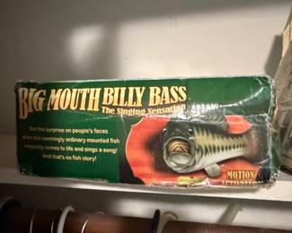 Big Mouth Billy Bass novelty singing fish, new in box